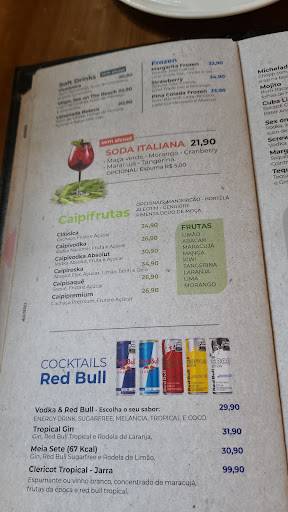 Boteco Rios Méier cardápio