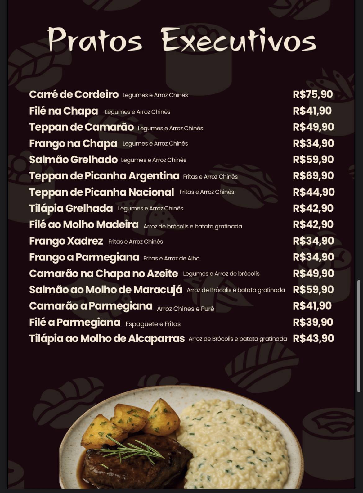️Restaurante Daruma Penedo I Comida Japonesa cardápio