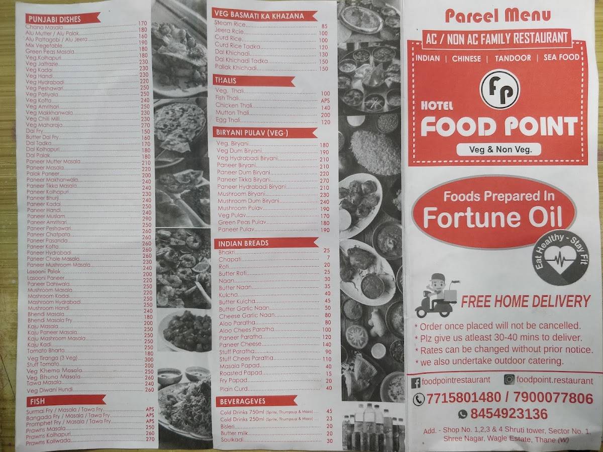 Food Point menu