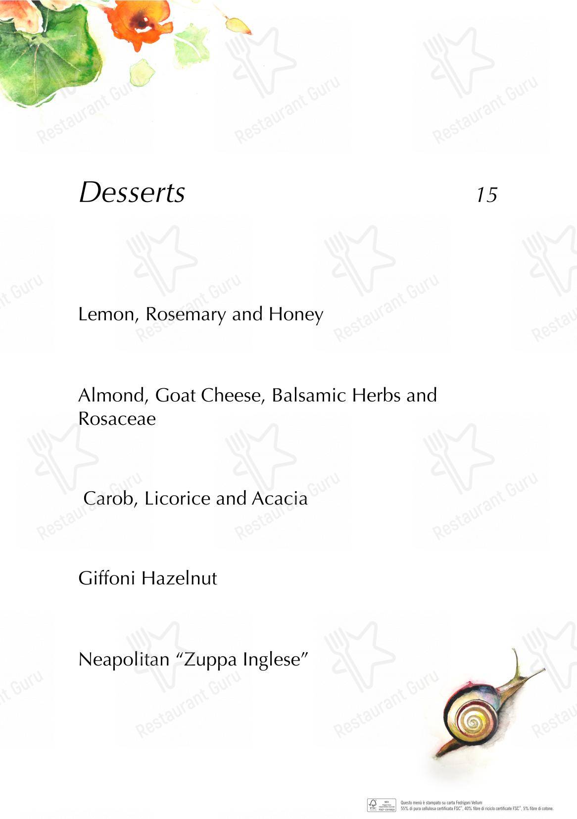 Крафт меню per Marotta Ristorante in Squille