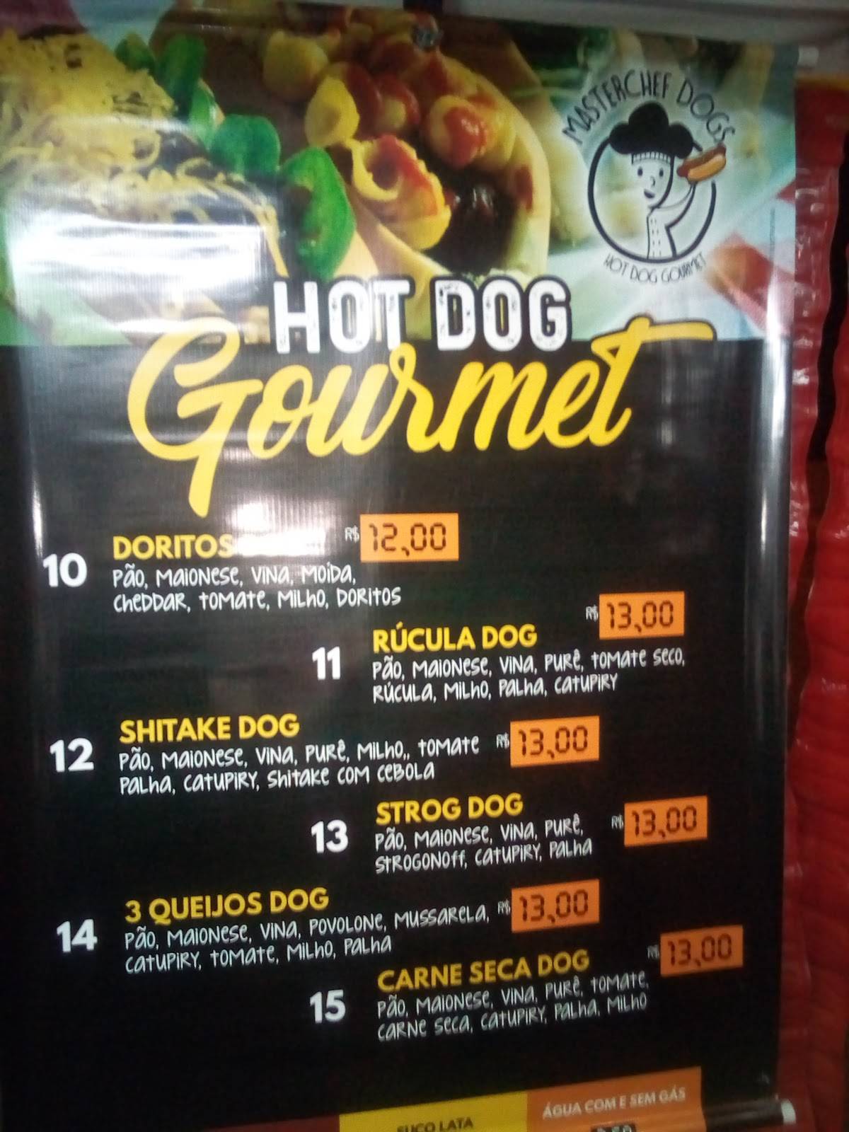 Masterchef Dogs cardápio