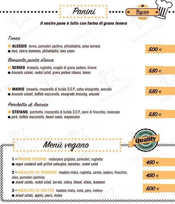 Menu di Piacere Food & Drinks 