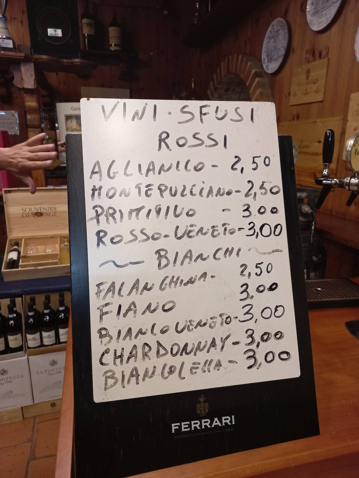 Menu di Ristorante Calasole 