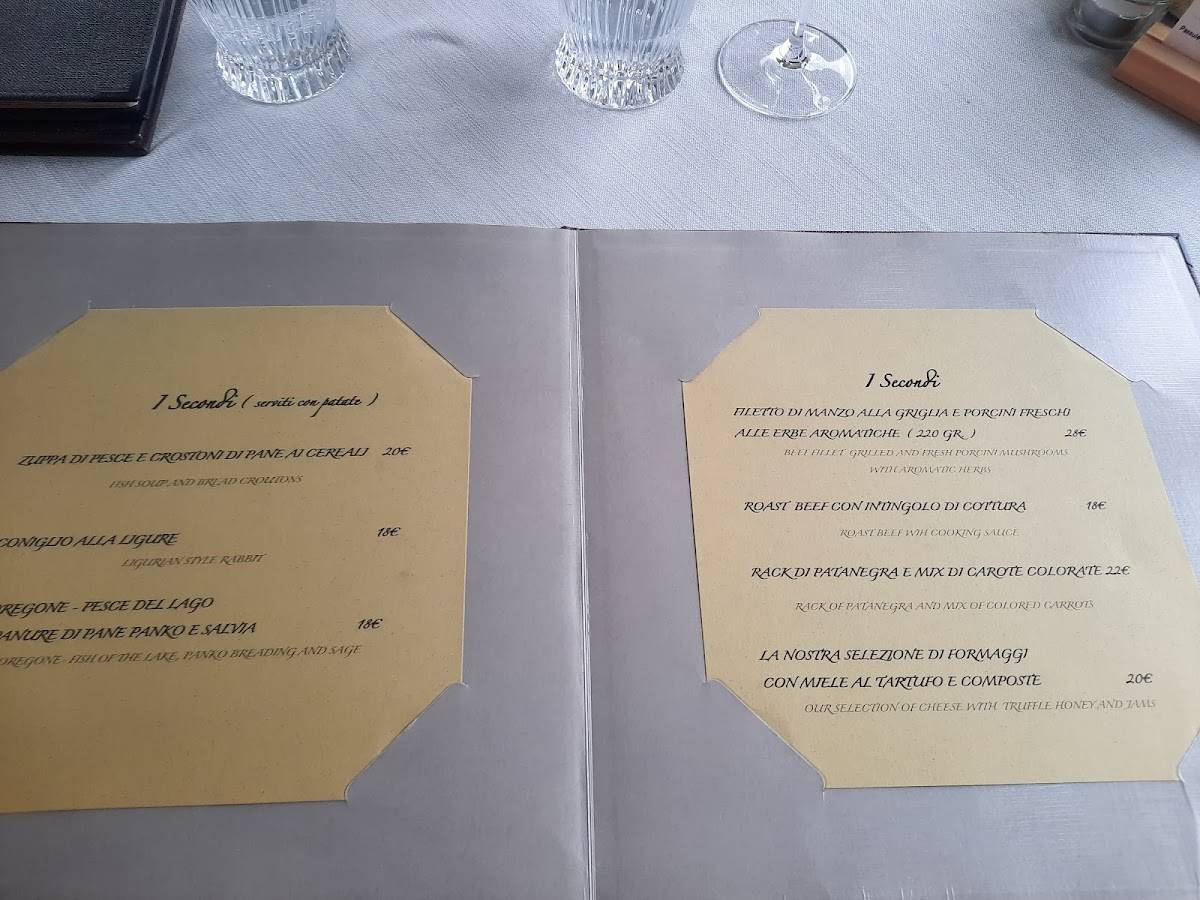 Menu di Ristorante Rolle Viverone 