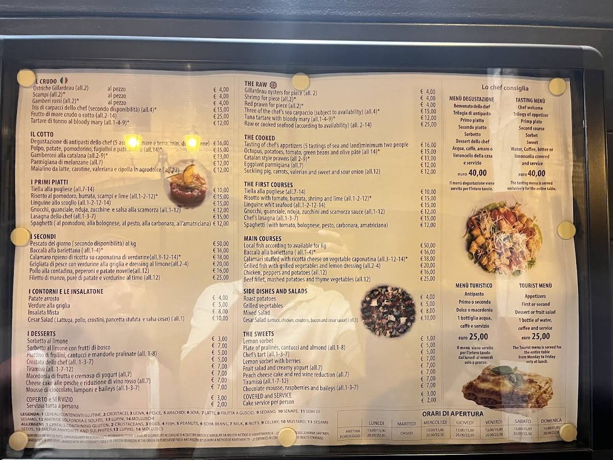 Menu di Samì Ristorante 