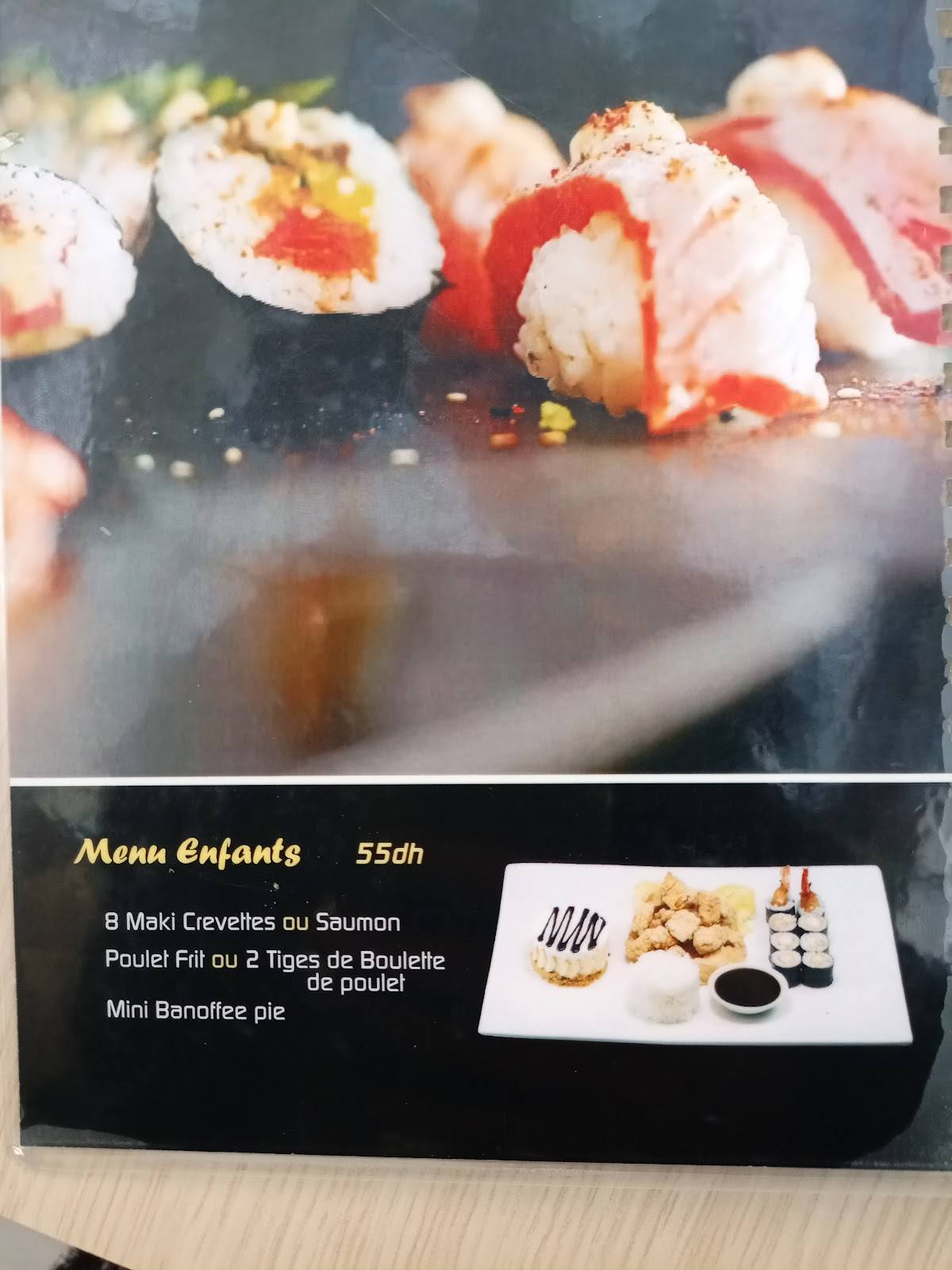 Menu de Sushi Box
