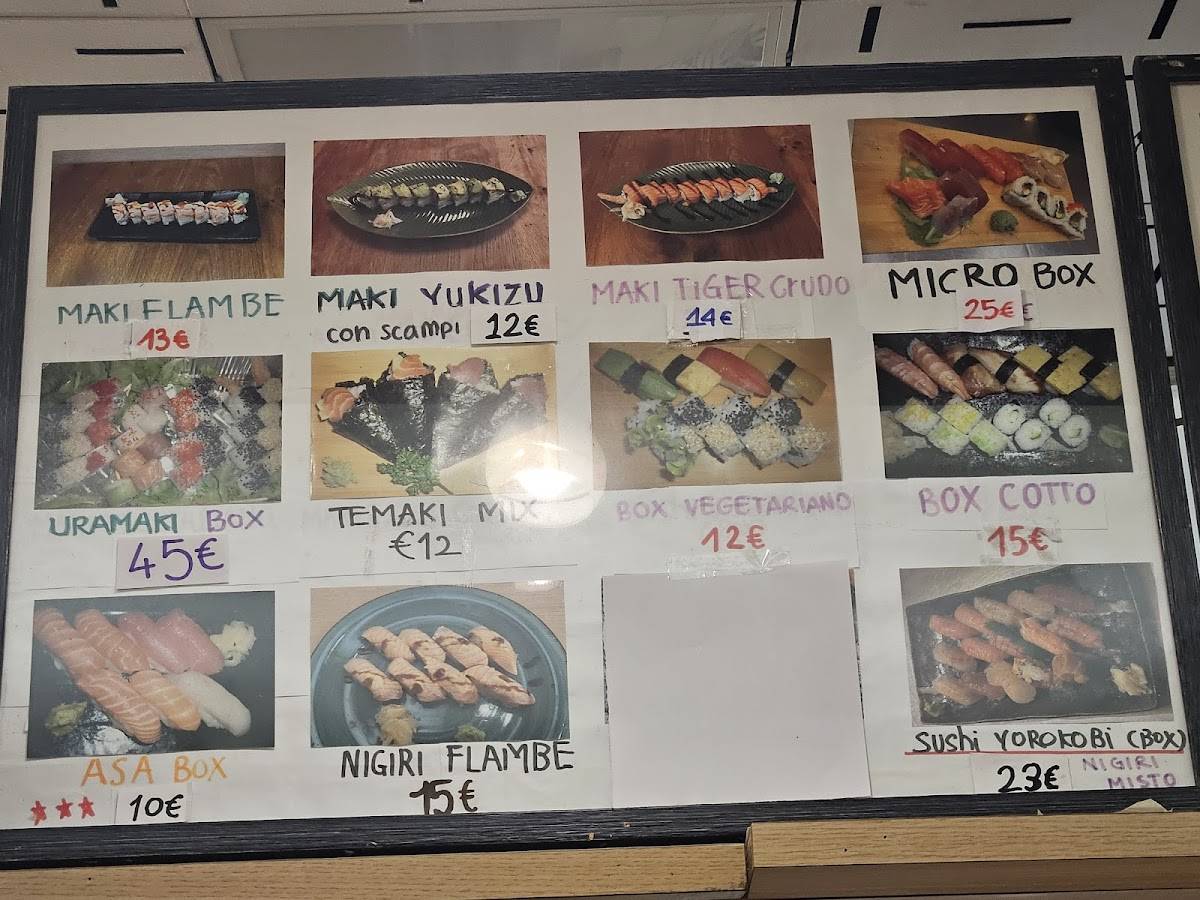 Menu di Sushi Yayoi 
