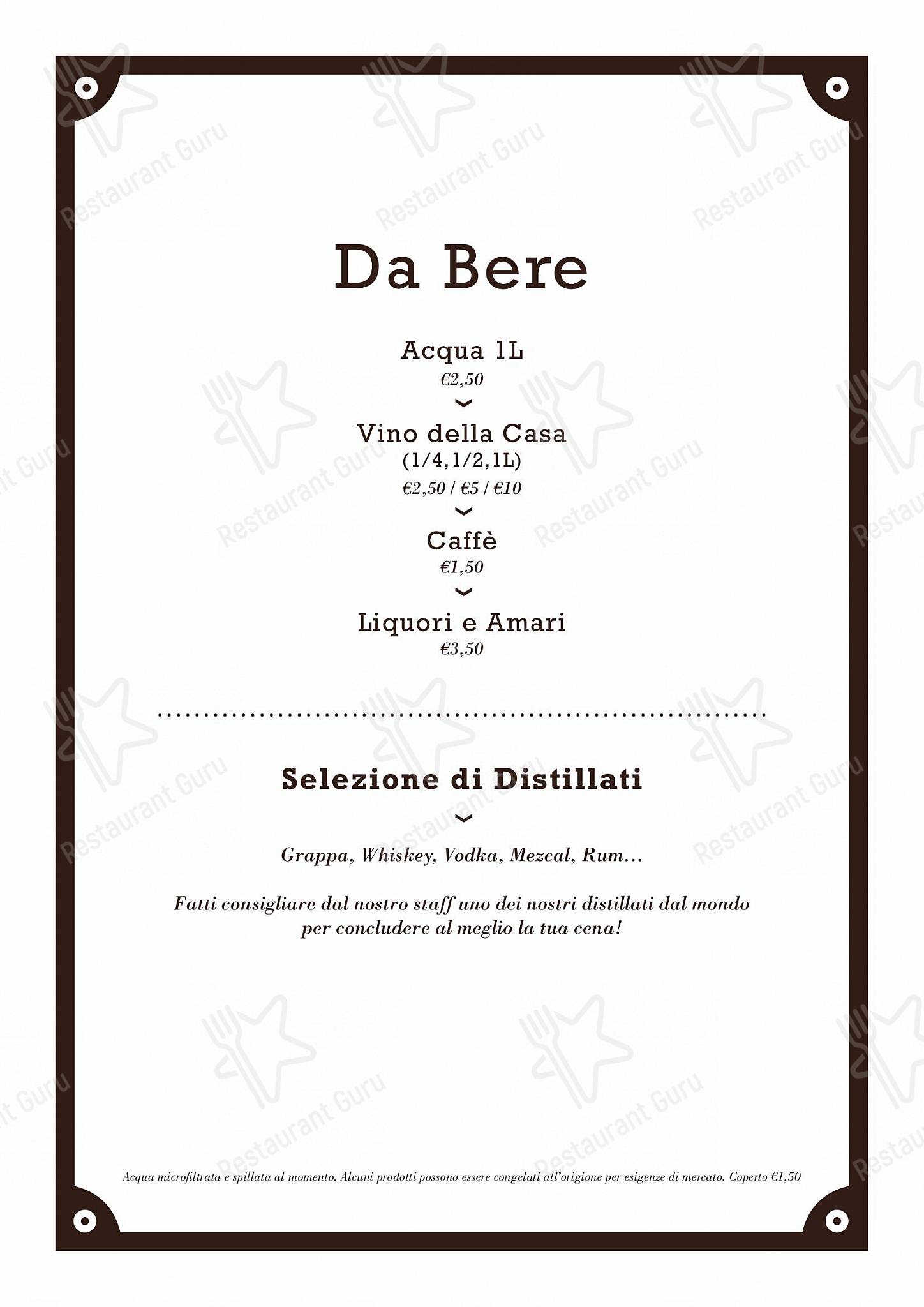 Коктейльная карта per Osteria Risi.co in Bergamo