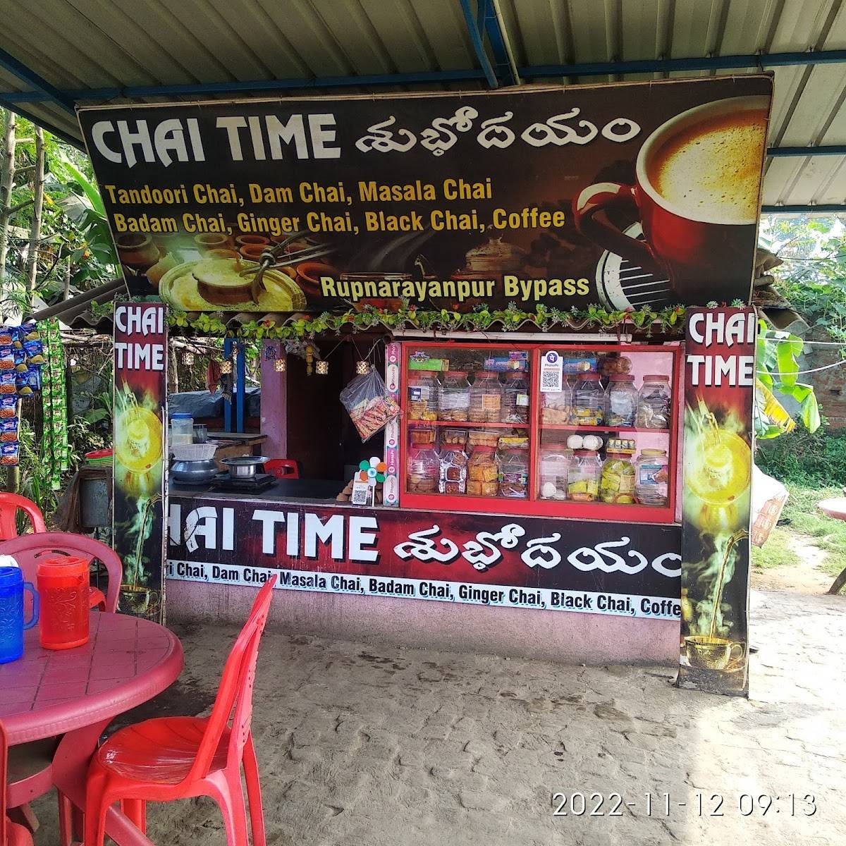 CHAI TIME menu