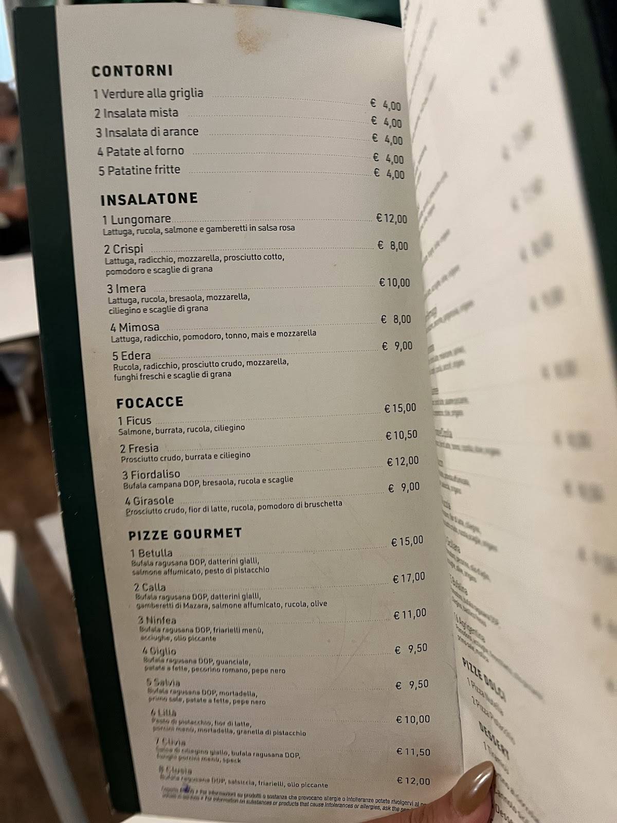 Menu di / 