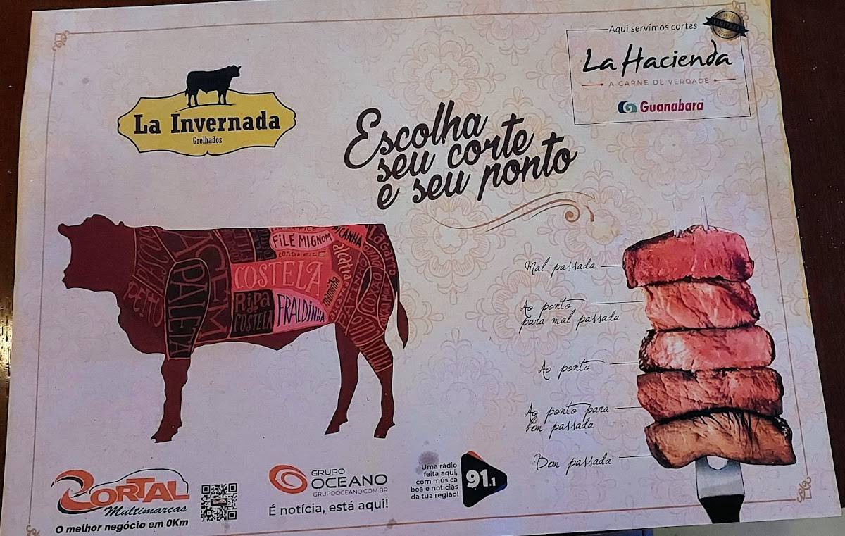 La Invernada cardápio