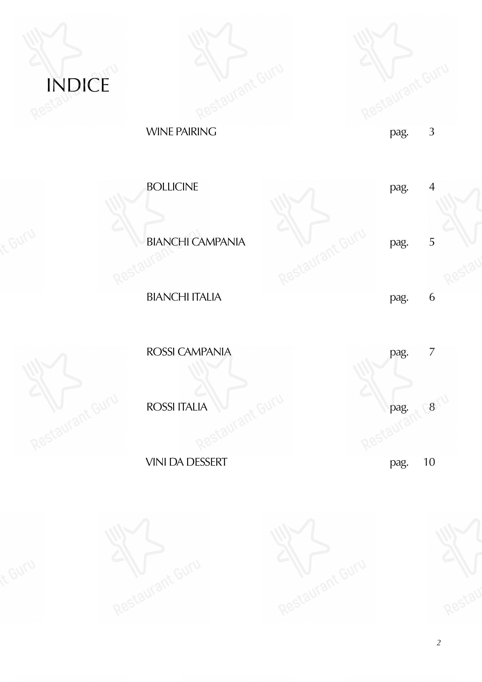Marotta Ristorante in Squille - Wine Menu