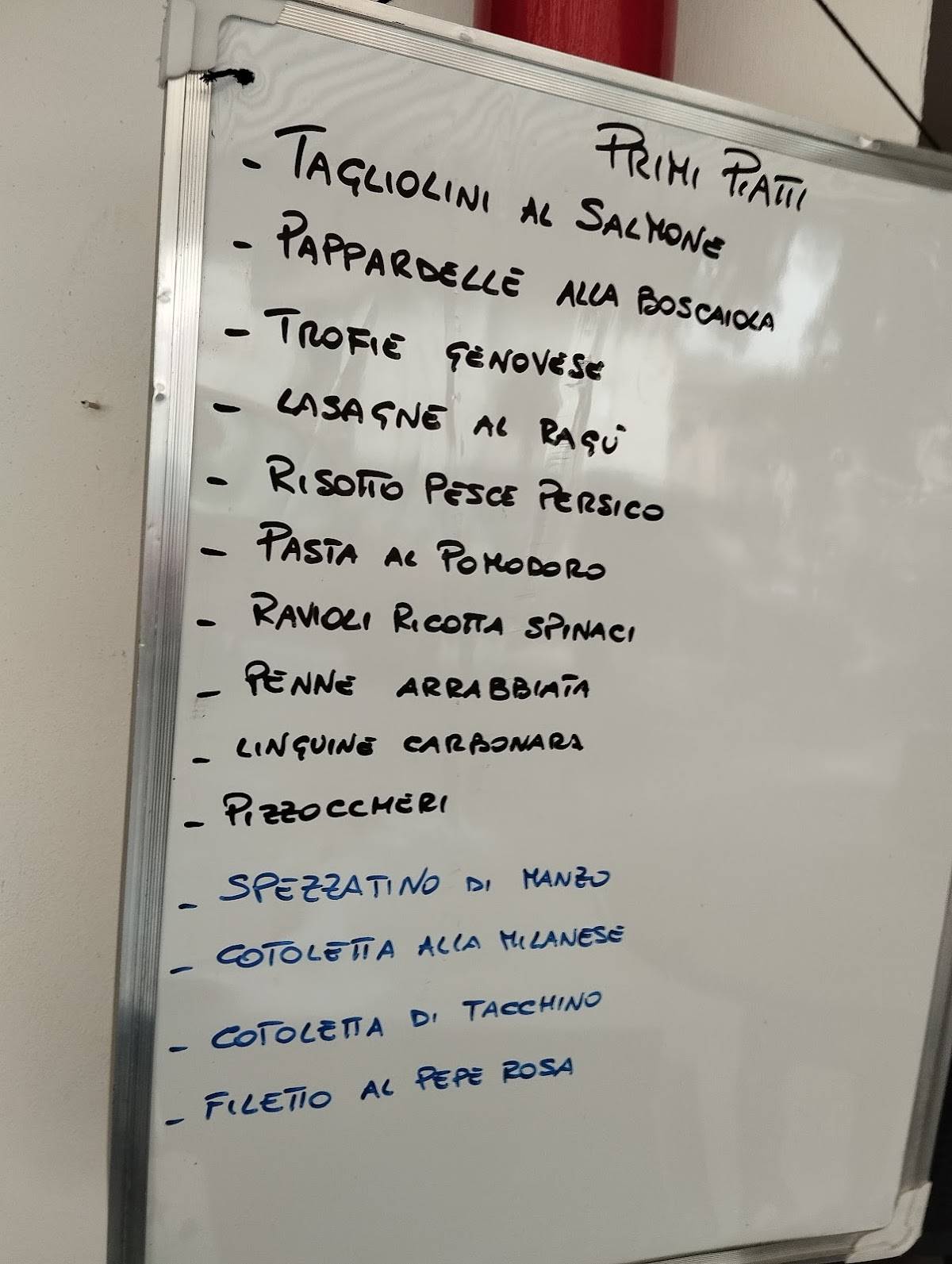 Menu di Rida - Bar&Pizzeria 