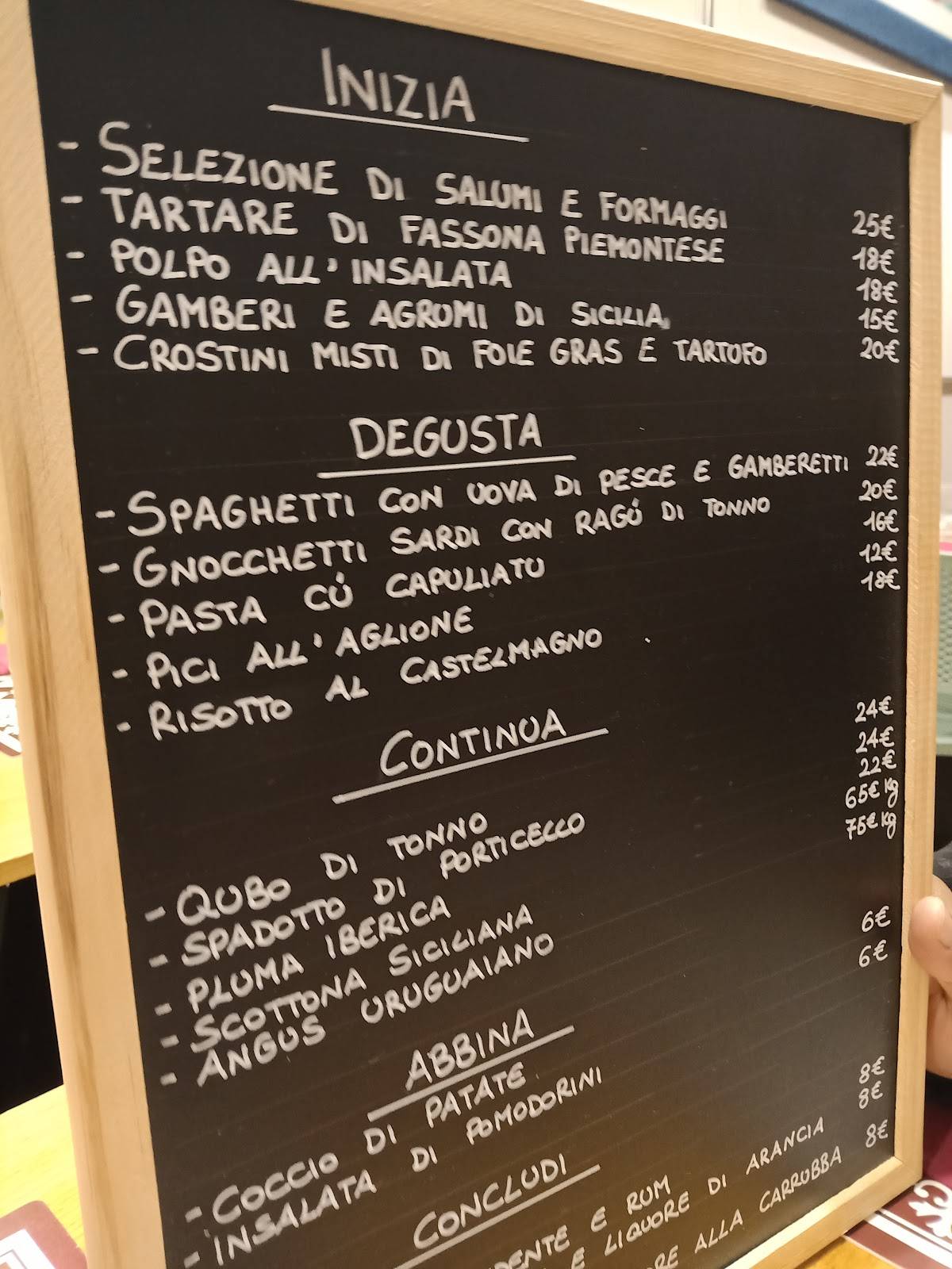 Menu di QASA 