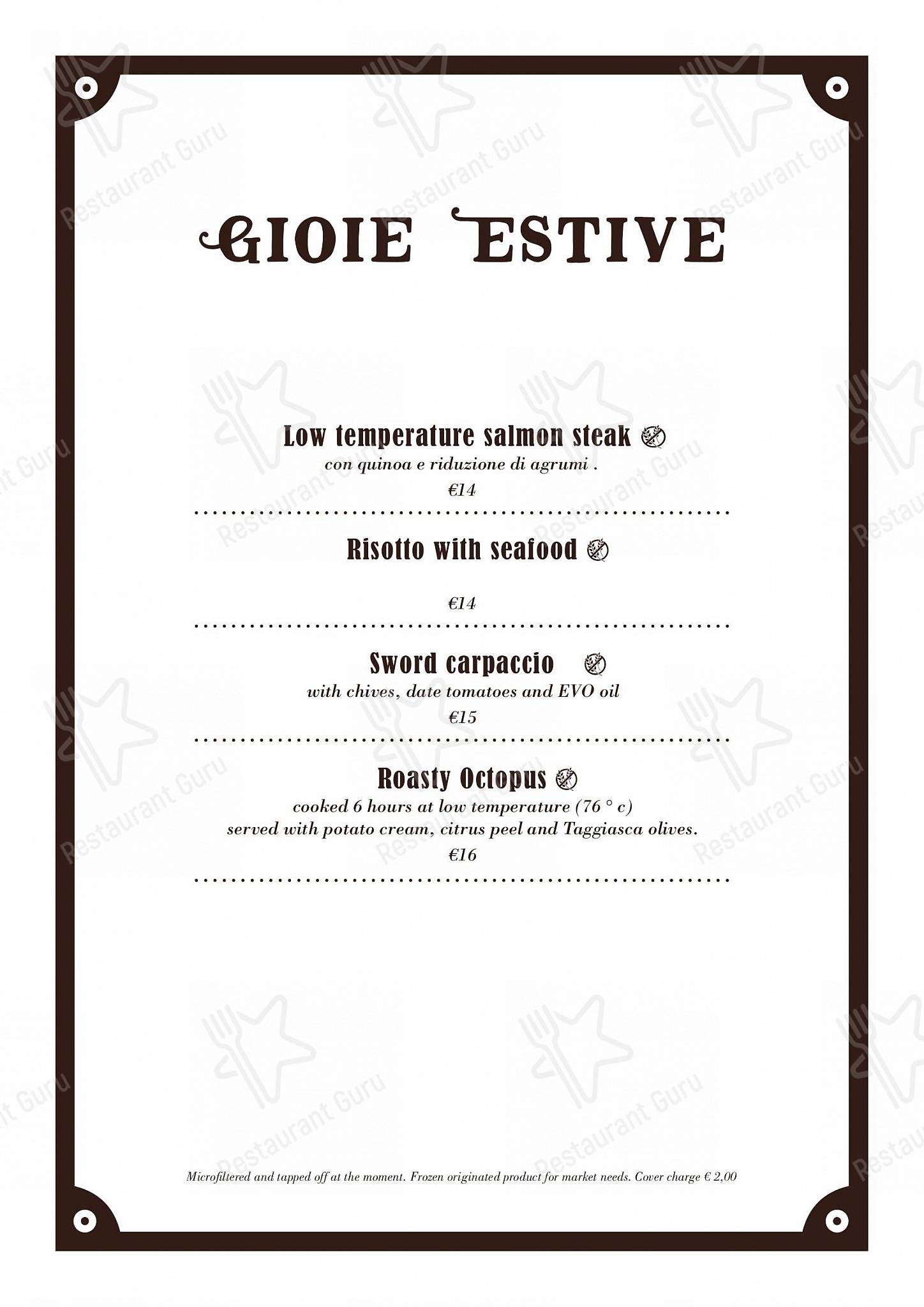 Osteria Risi.co in Bergamo - Коктейльная карта