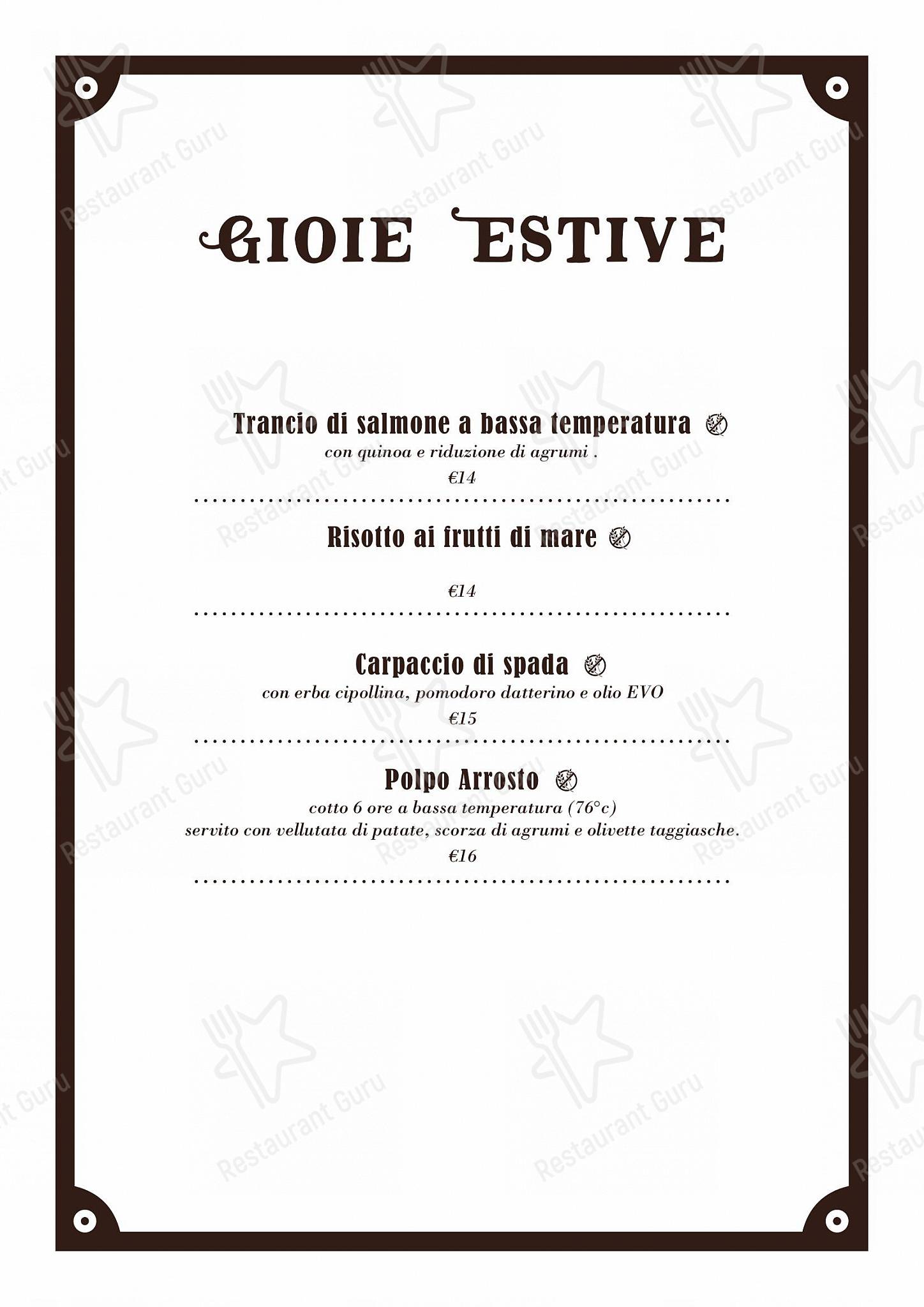 Osteria Risi.co in Bergamo - Коктейльная карта