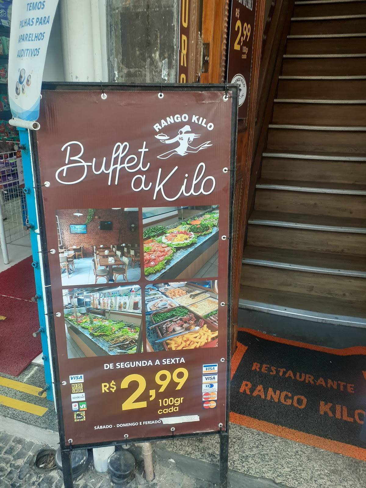 Rango Kilo cardápio