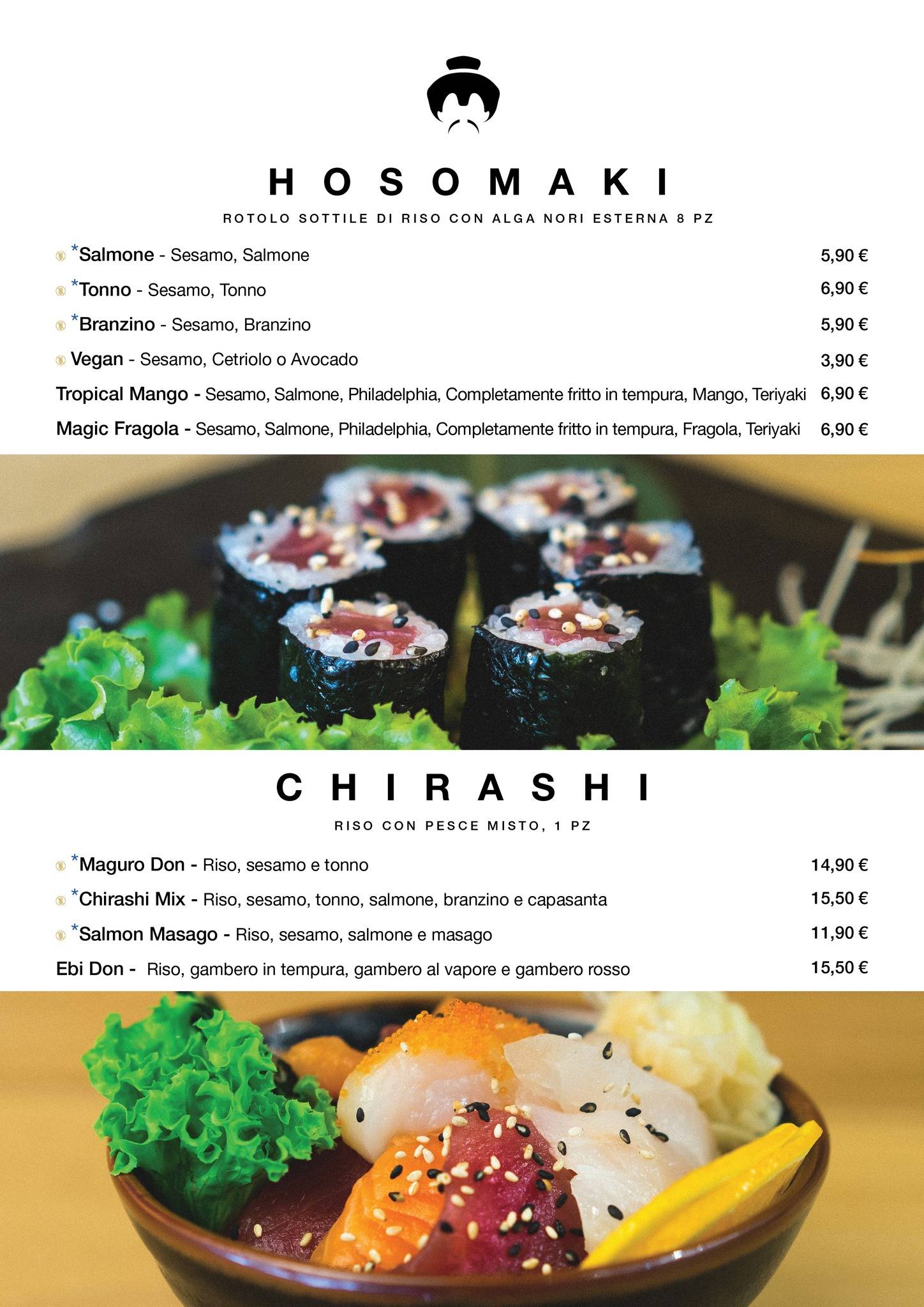 Menu di Emoshi 