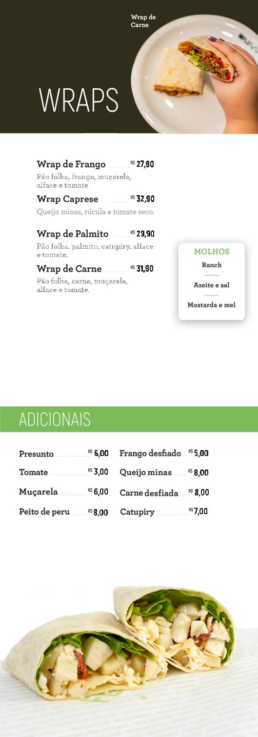 Flow Botafogo cardápio