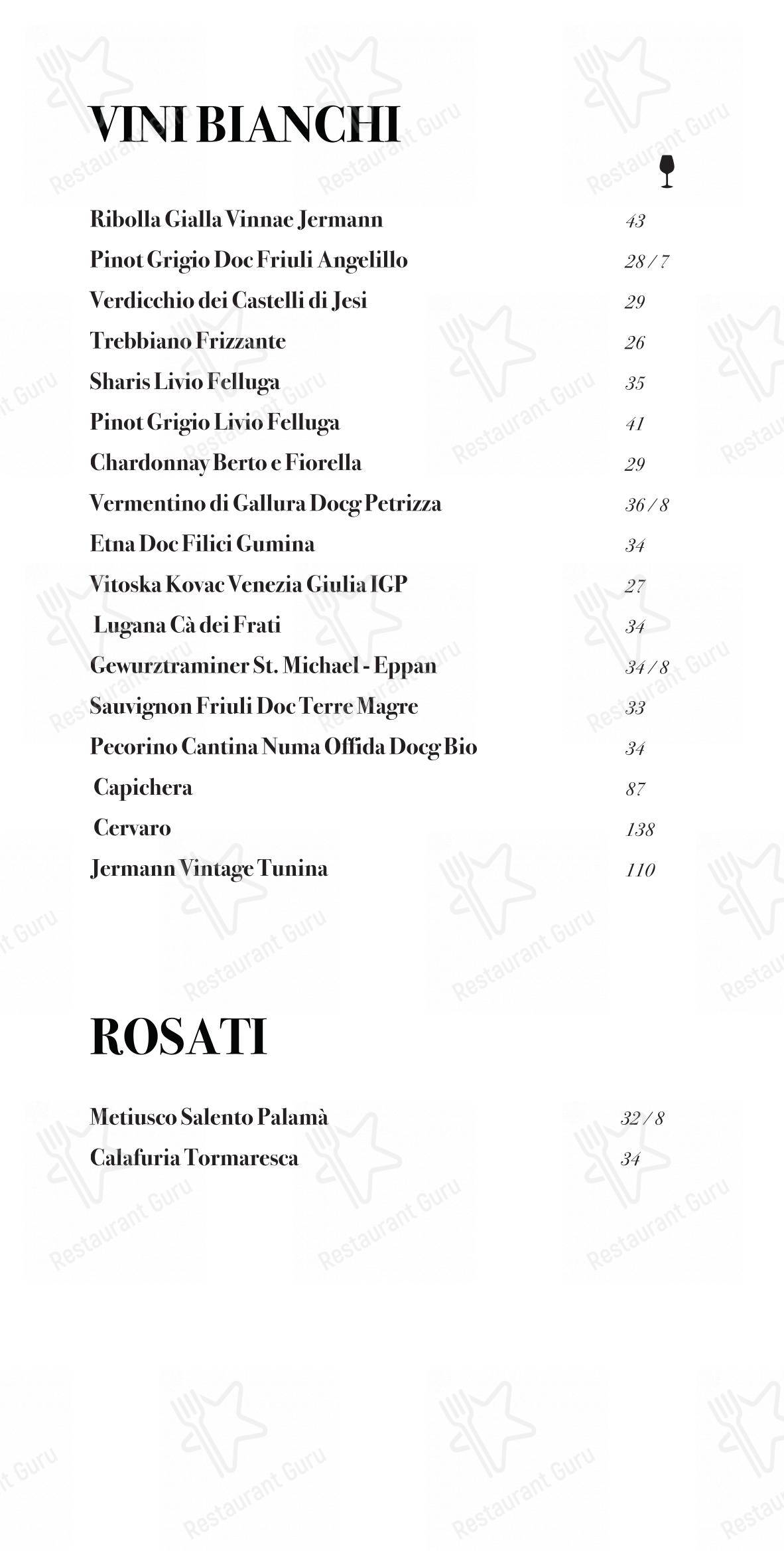 Ristorante Canasta Riccione in Riccione - 菜单