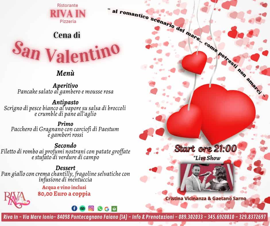 Menu di Riva In - Ristorante e Pizzeria 