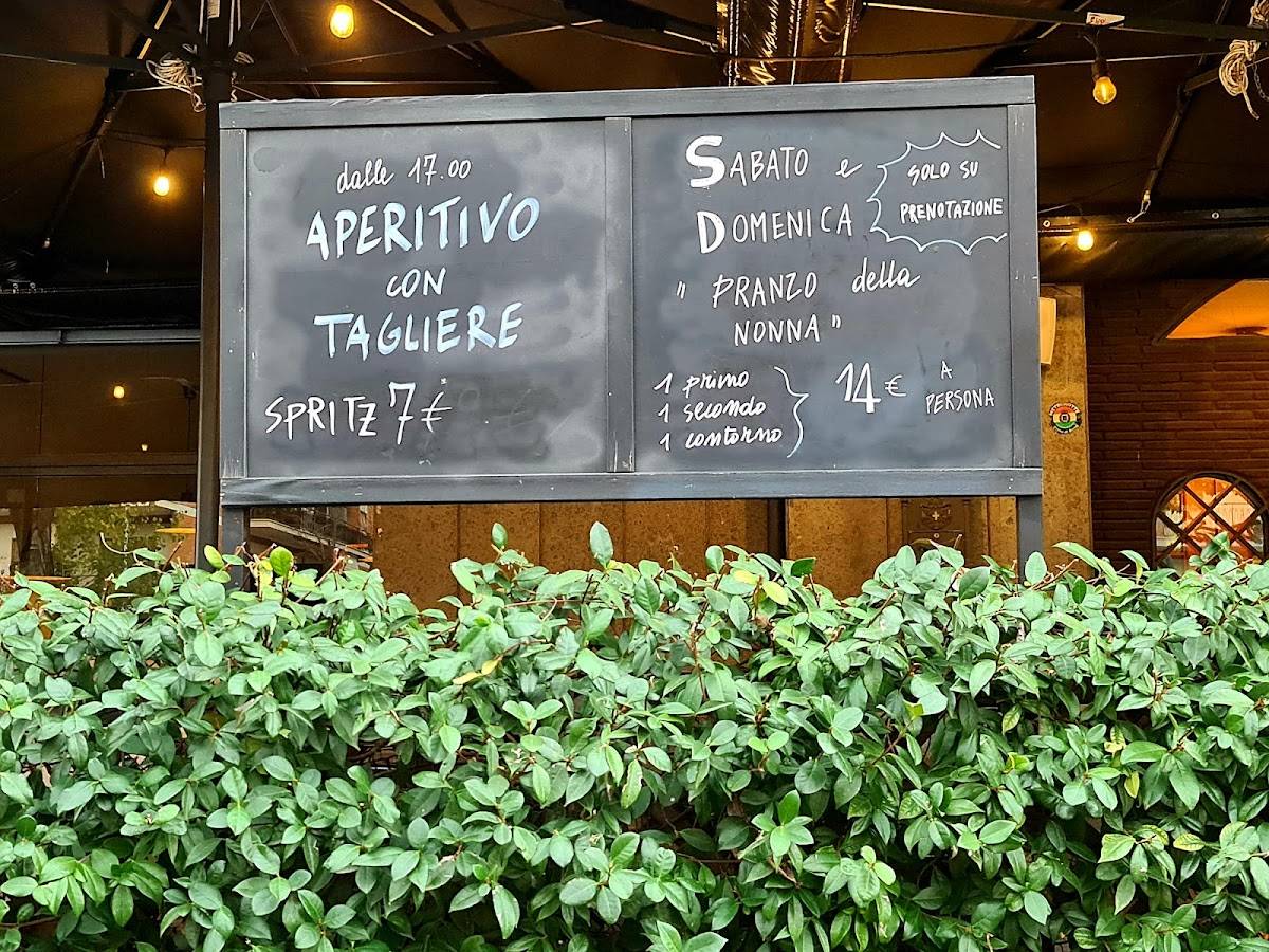 Menu de Road Mama Roma