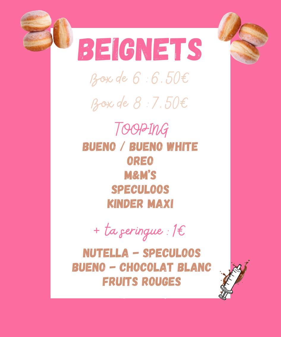 Menu de Chill Rouen