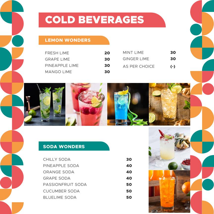 SNAXBAY RESTOCAFE menu