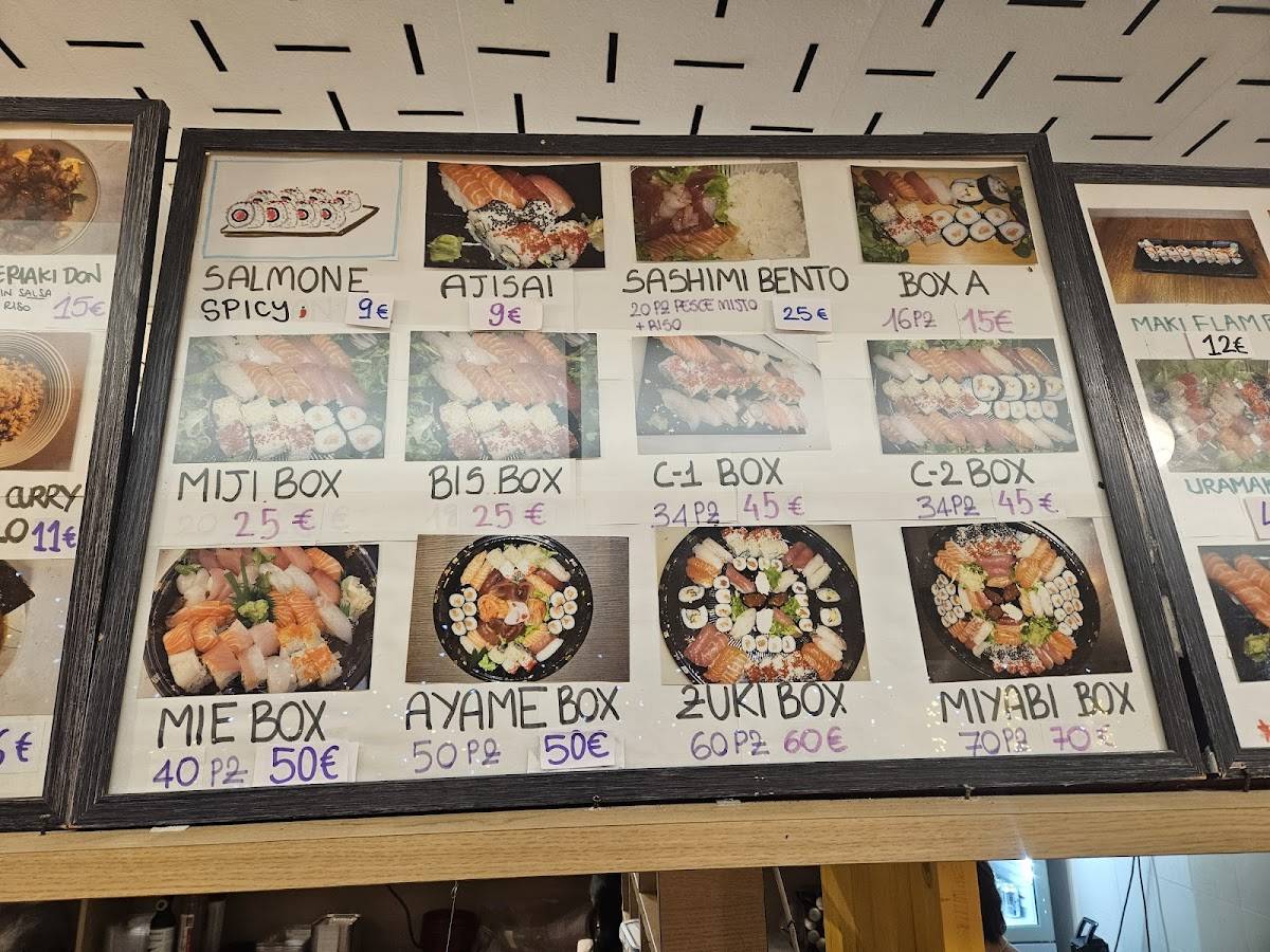 Menu di Sushi Yayoi 