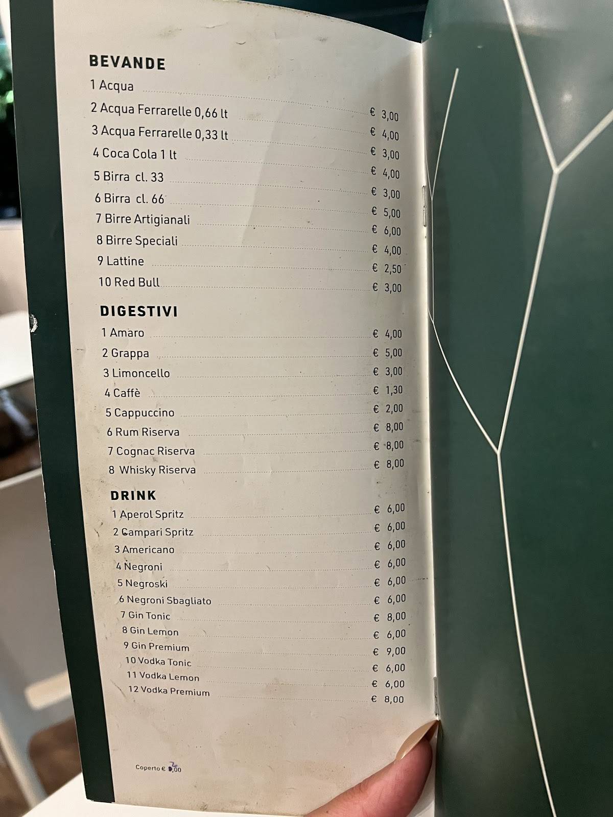 Menu di / 