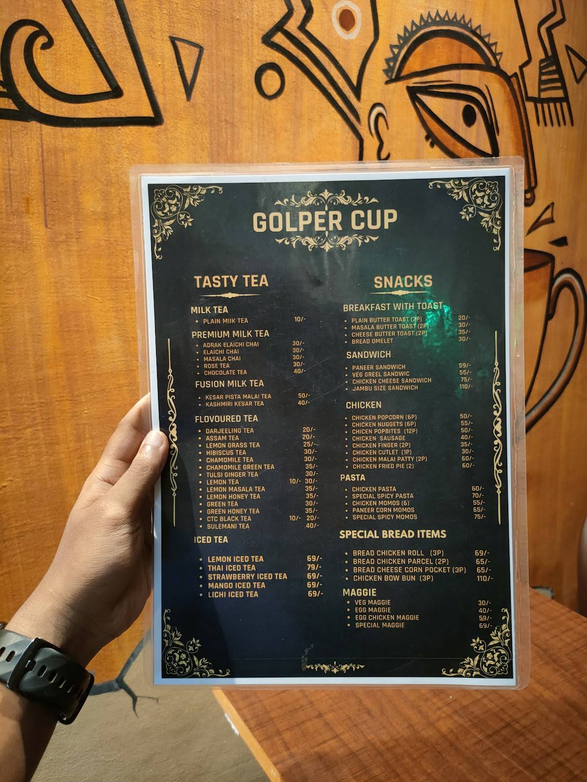 GOLPER CUP - Basirhat College menu