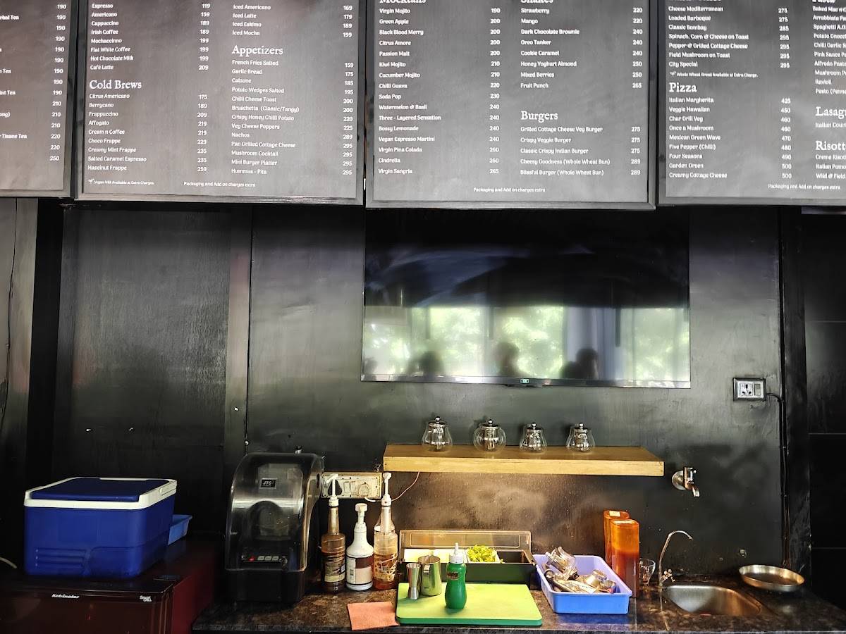 Cafe Chapter One menu