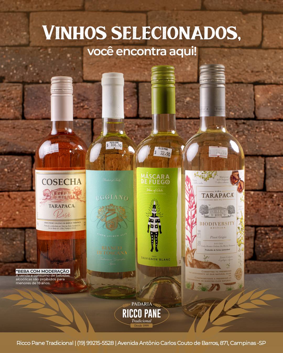 Ricco Pane - 26 Anos! A padaria mais tradicional e aconchegante de Sousas cardápio