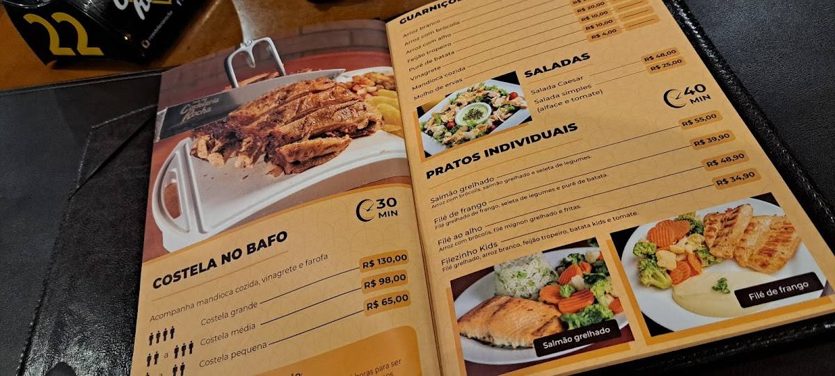 Costelaria Rocha cardápio