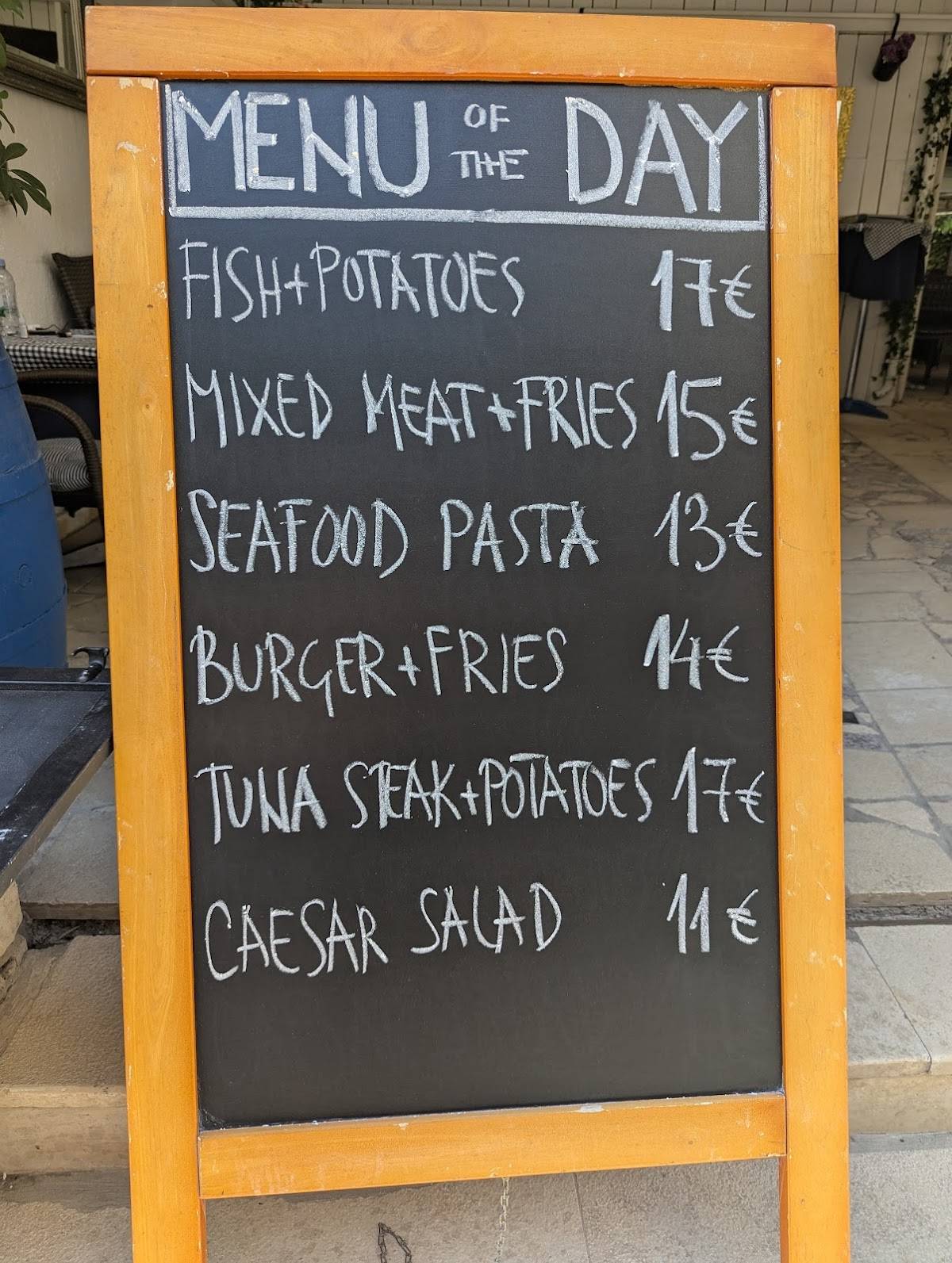 Menu di La Familia 