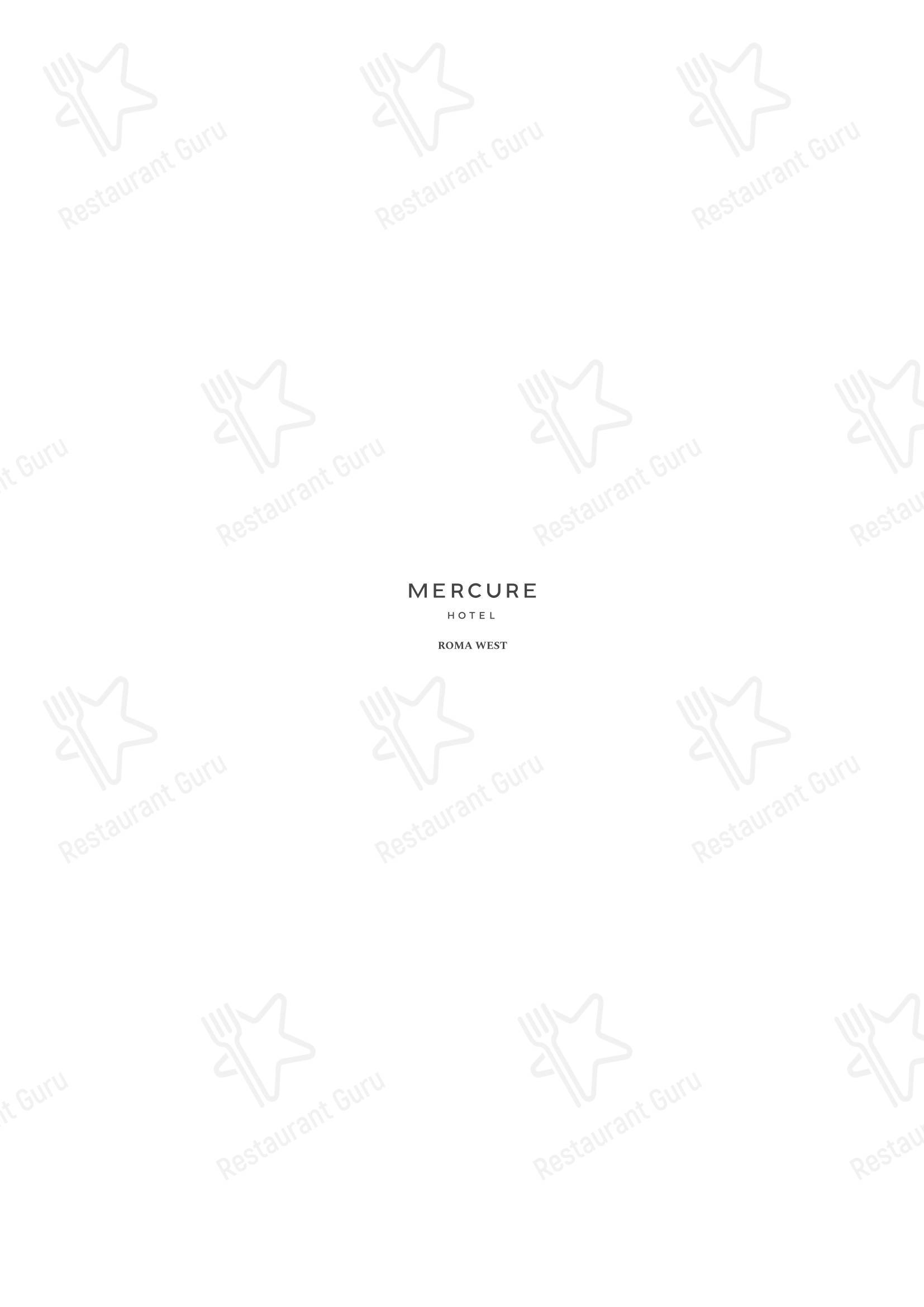 Menu di MChef Restaurant Roma - Menu bar