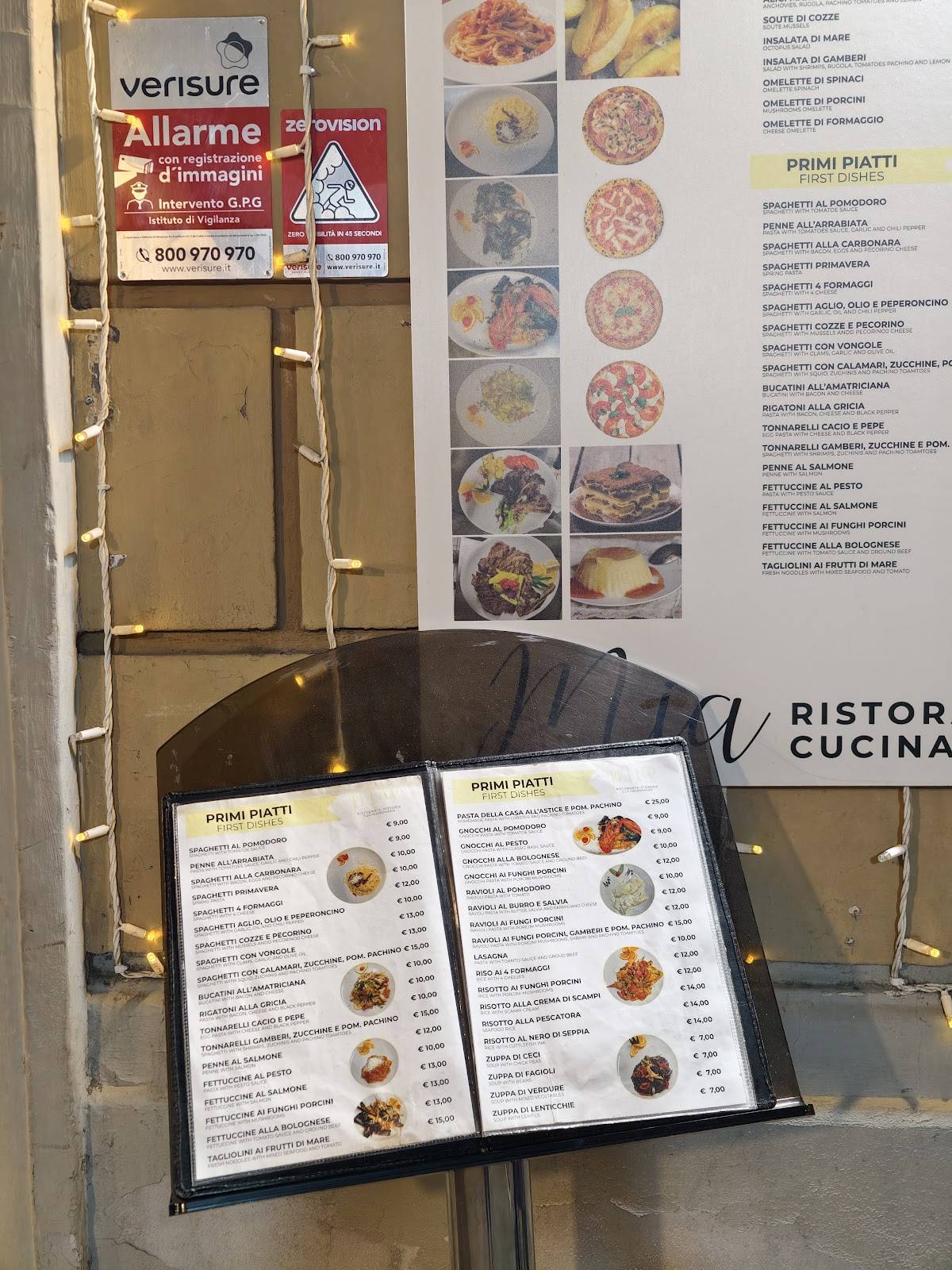 Menu di Mia Ristorante 