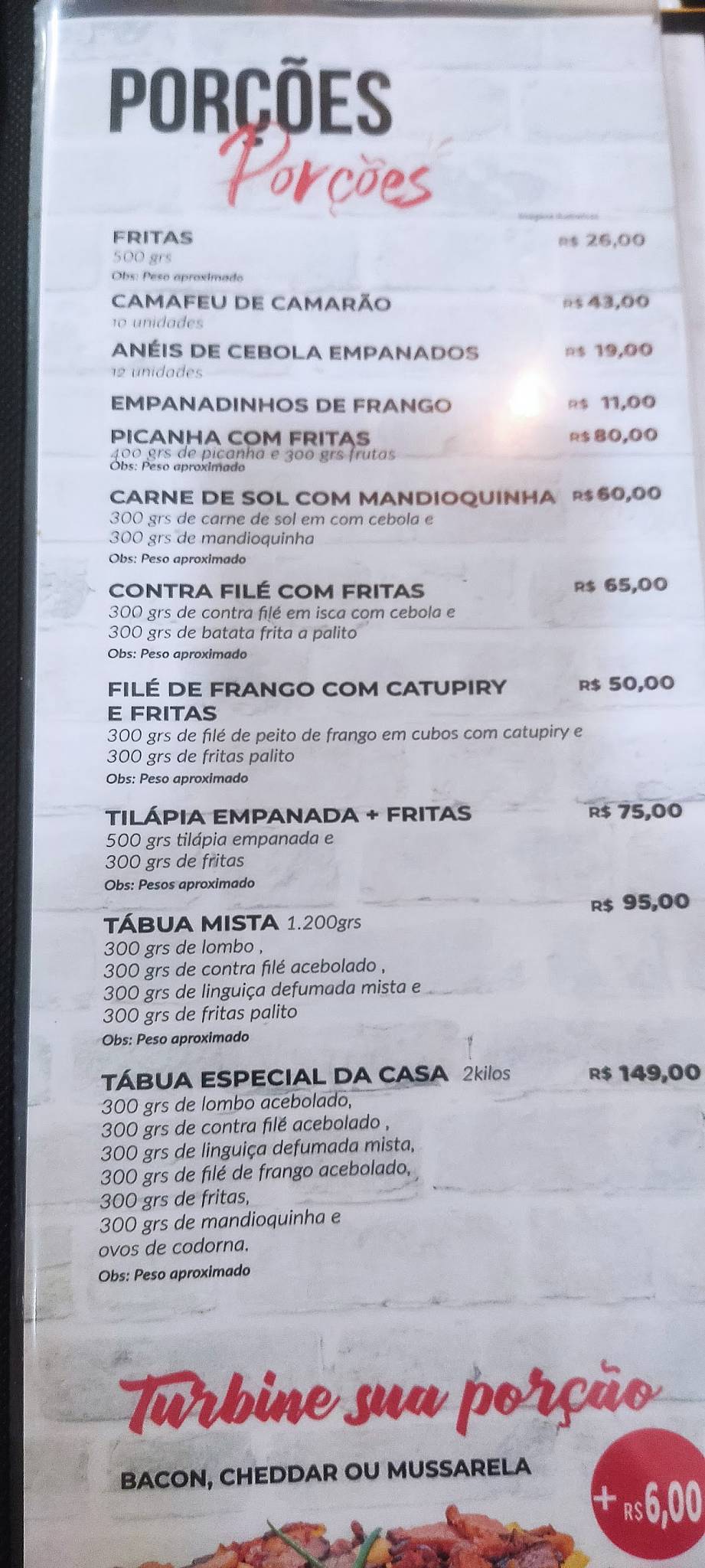 Pinhas Point Pizzaria e Hamburgueria cardápio