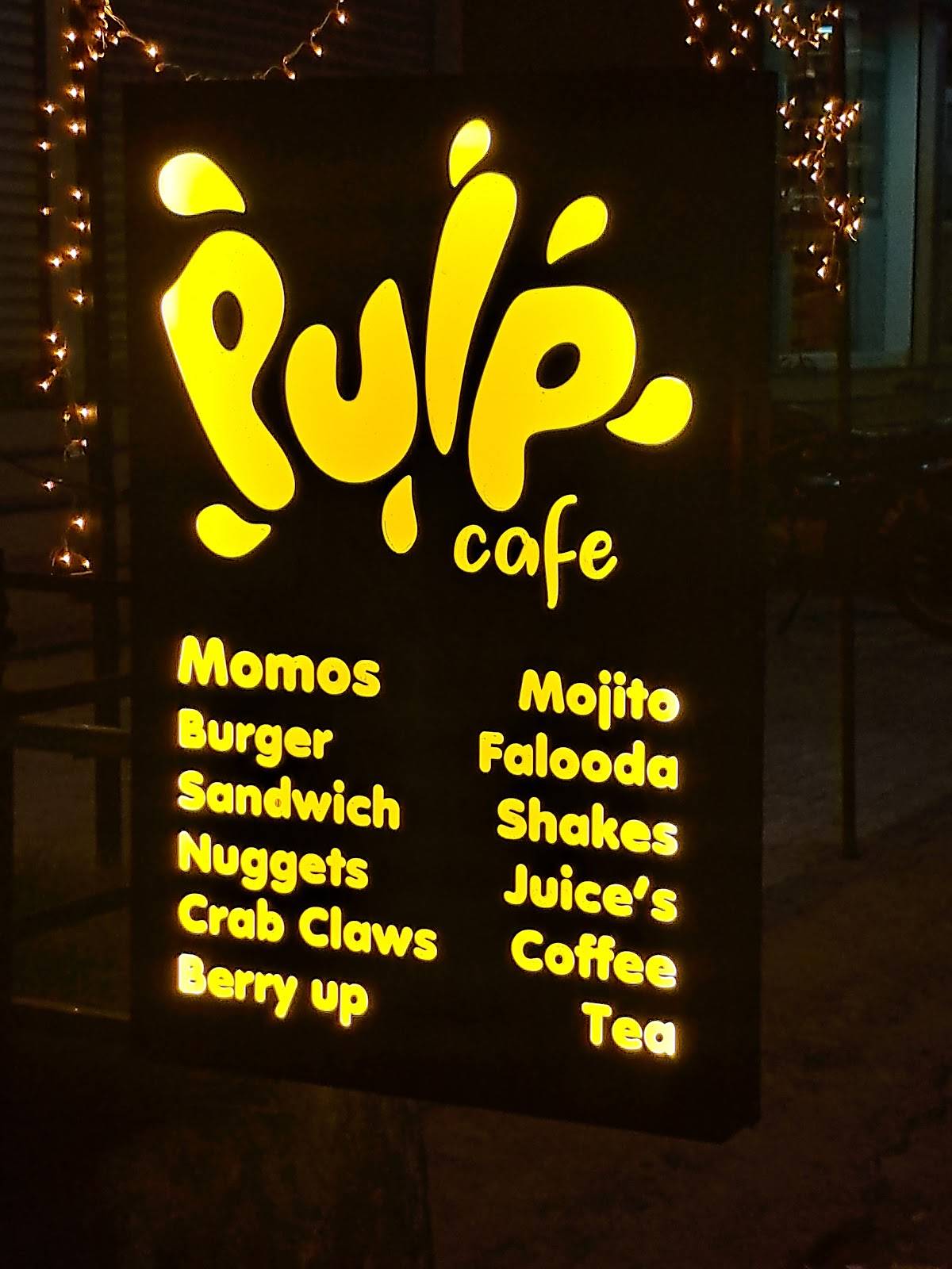 Pulp Cafe menu