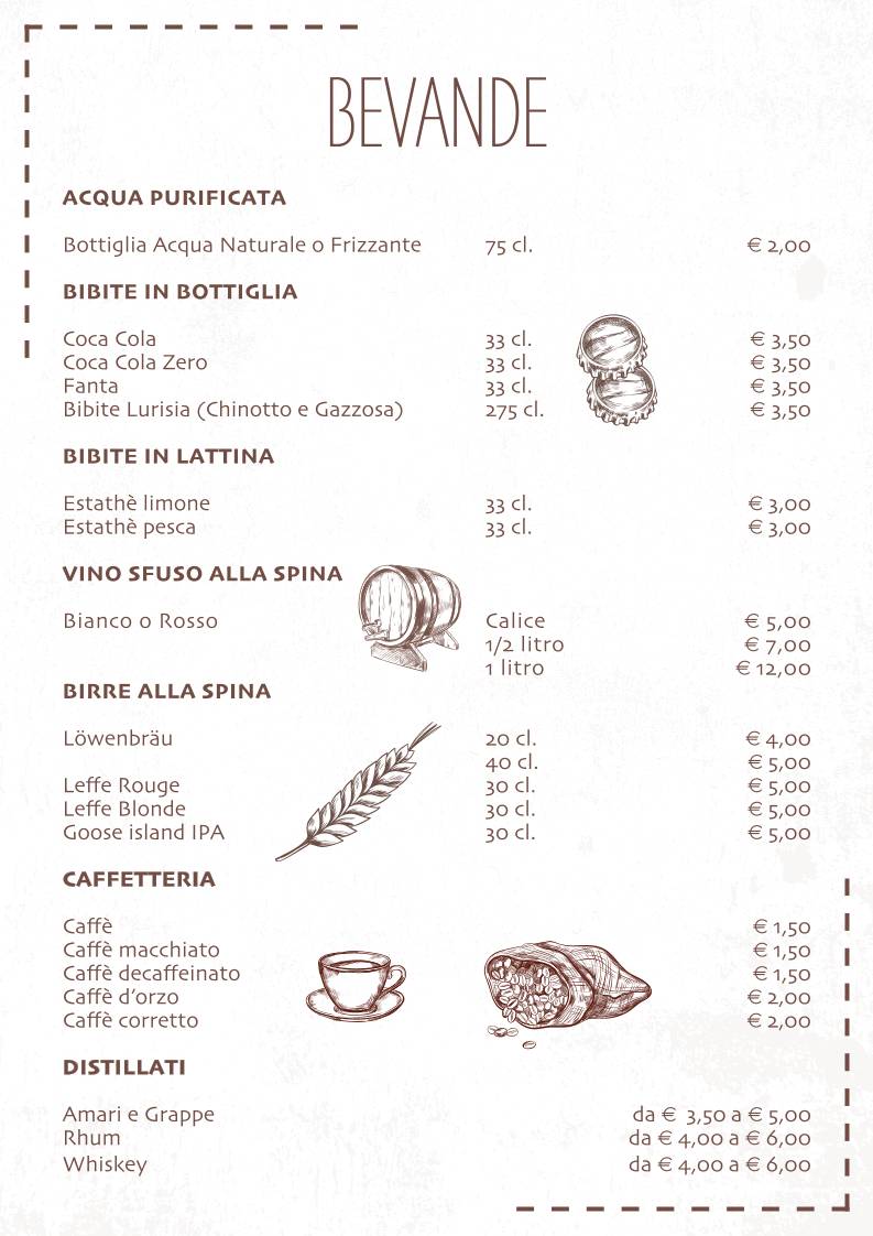 Menu di 33 Giri Rivalta - Ristorante Pizzeria 