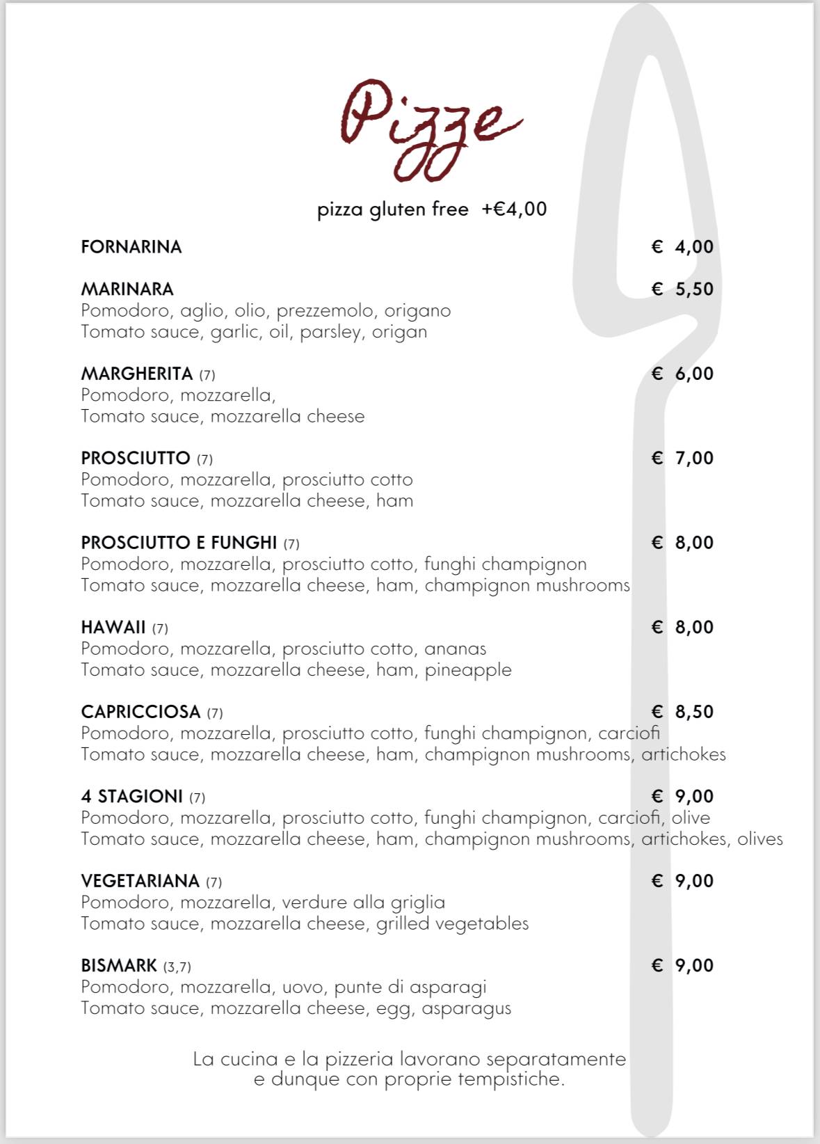 Menu di Roxy Bar 
