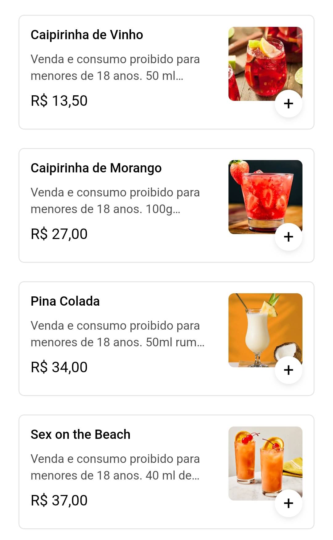 Gringo Restobar cardápio