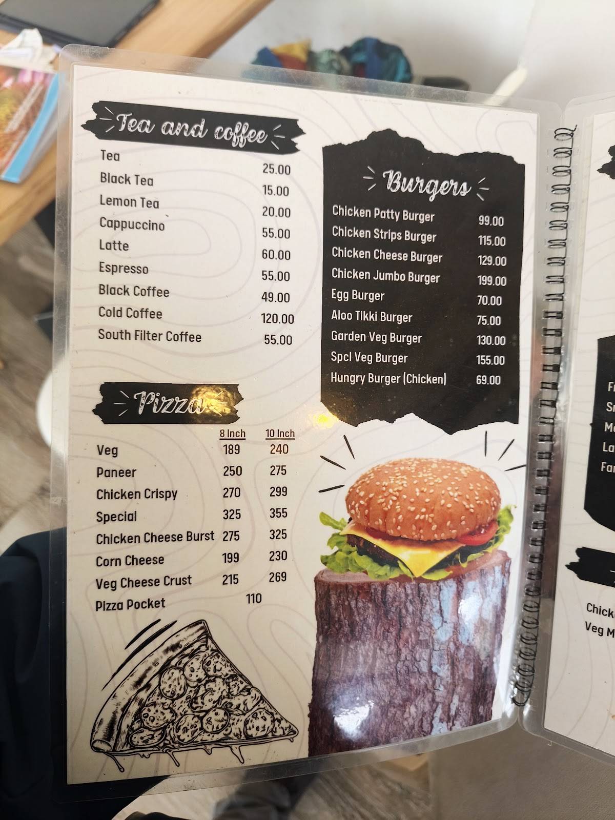 Cafe CPX menu