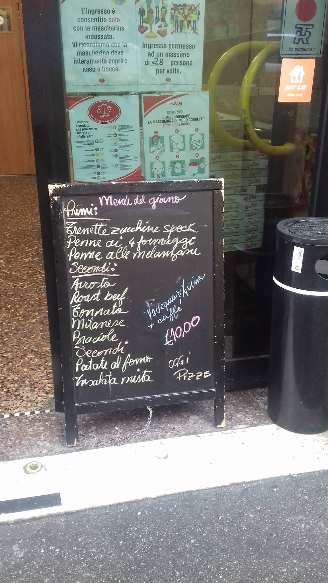 Menu di Castello Raggio 