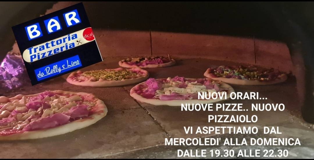 Menu di Bar Pizzeria Da Raffy e Lino 