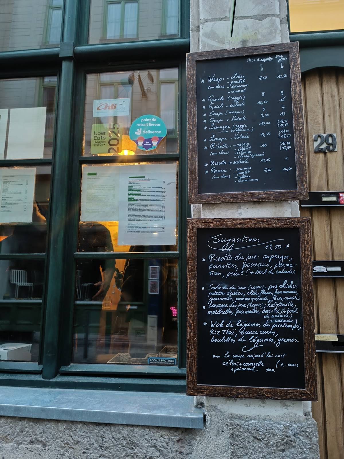 Menu de De Rode Koe