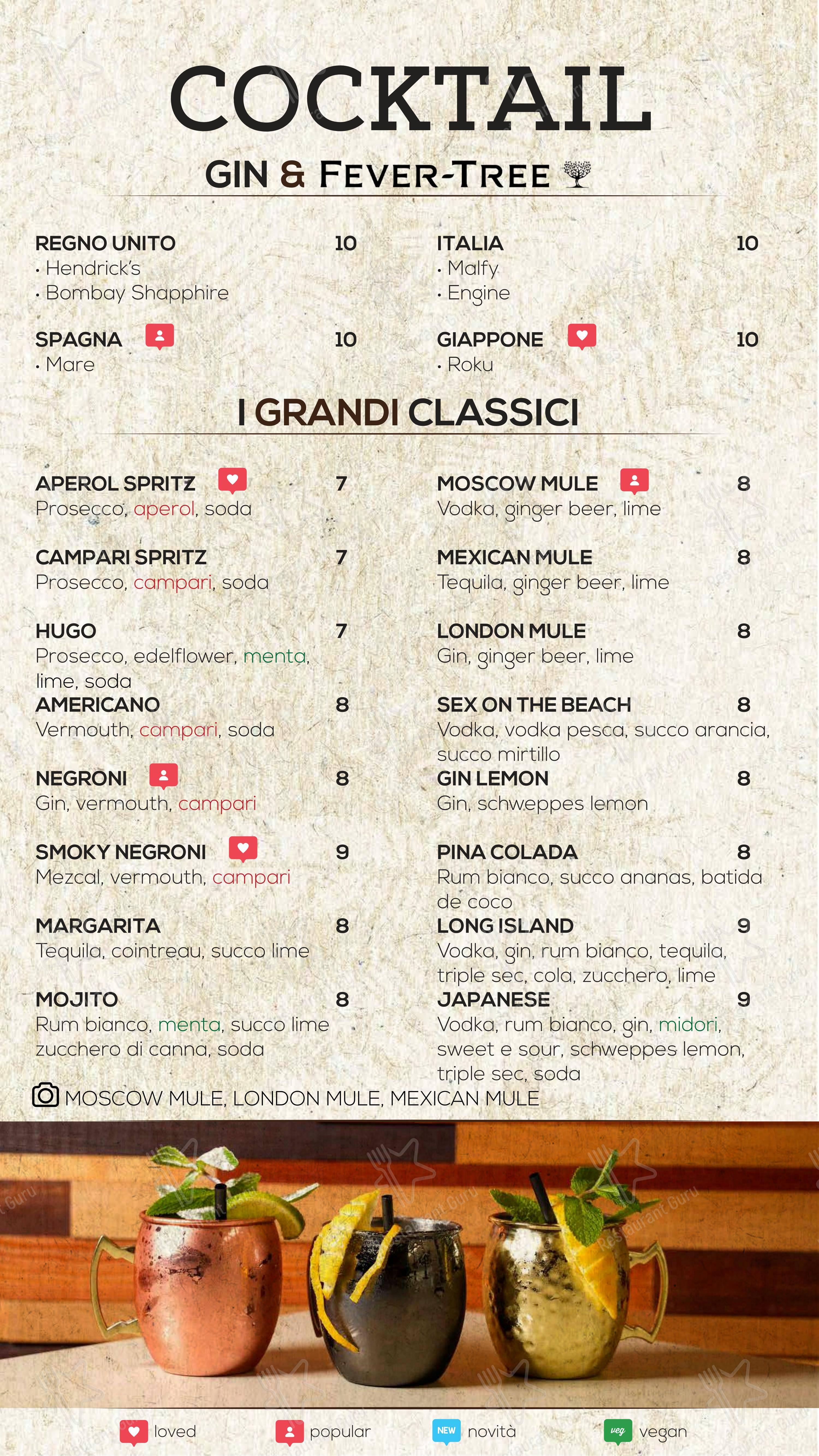 Menu di Doppiozero Food Lab - Modena - Menu