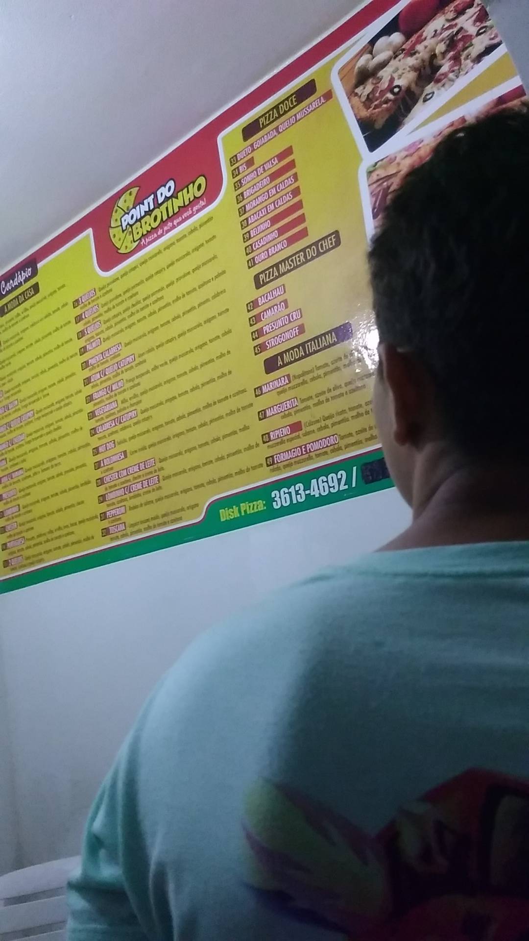 Point do Brotinho cardápio