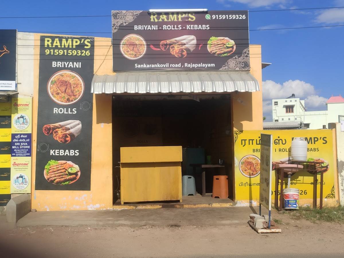 RAMP'S Briyani menu