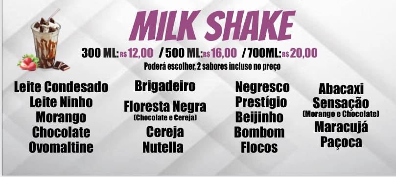 Point Do Açaí cardápio